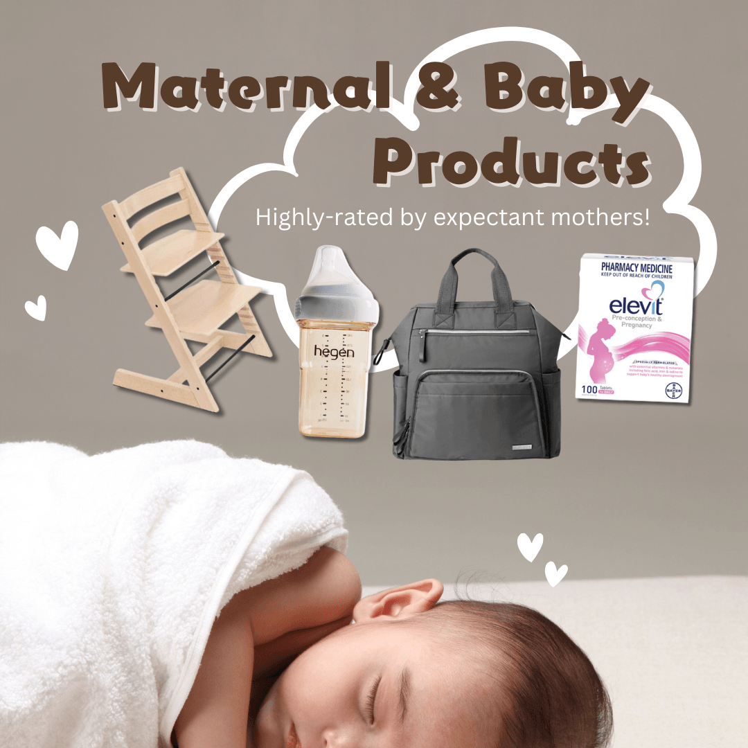 Full range of maternal and baby products