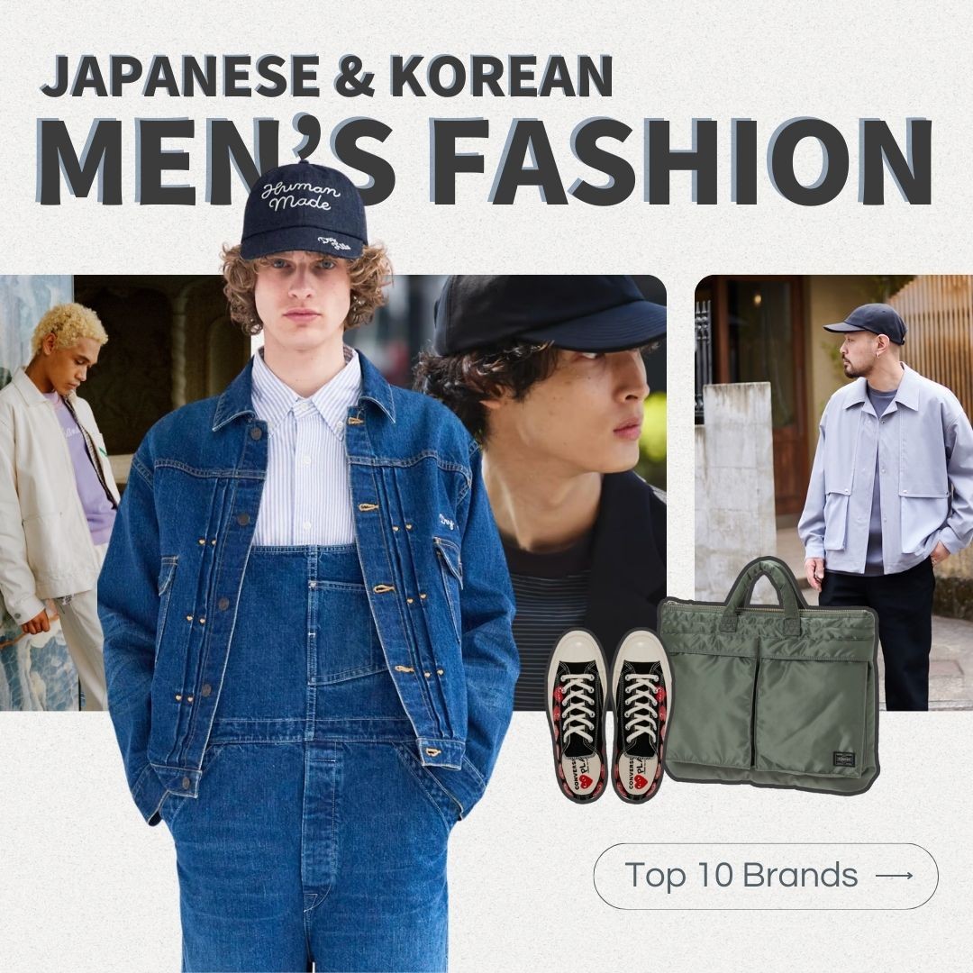 Top 10 Japanese and Korean Men's Fashion Brands